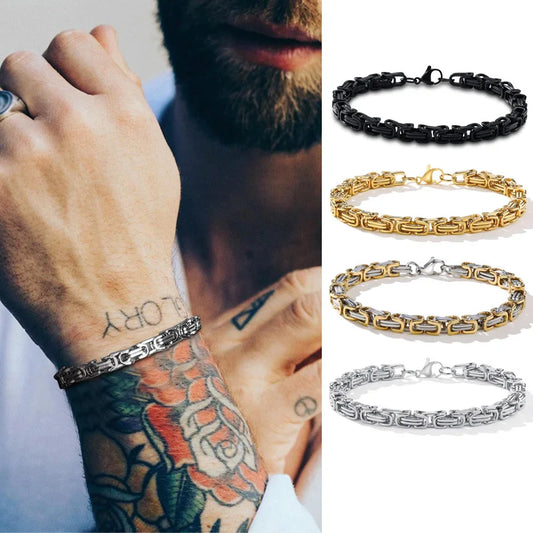 Masculine Accents: Elevate Your Style with Men's Hand Bracelets"